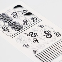 Наклейки для ногтей «Змеи»