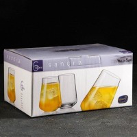 Набор стаканов для воды «Сандра», 380 мл, 6 шт