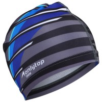 Шапочка для плавания мужская Line, тканевая, обхват 54-60 см