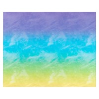 Простыня вафельная для бани Экономь и Я "Радуга" 150х180 см, 100% хлопок, 200 г/м2