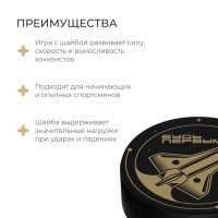 Шайба хоккейная Winter Star, детская, d=6 см