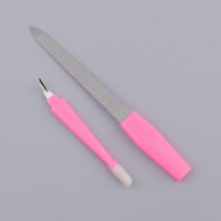 Пилка - триммер - пушер для ногтей, разборная, 20 см, МИКС