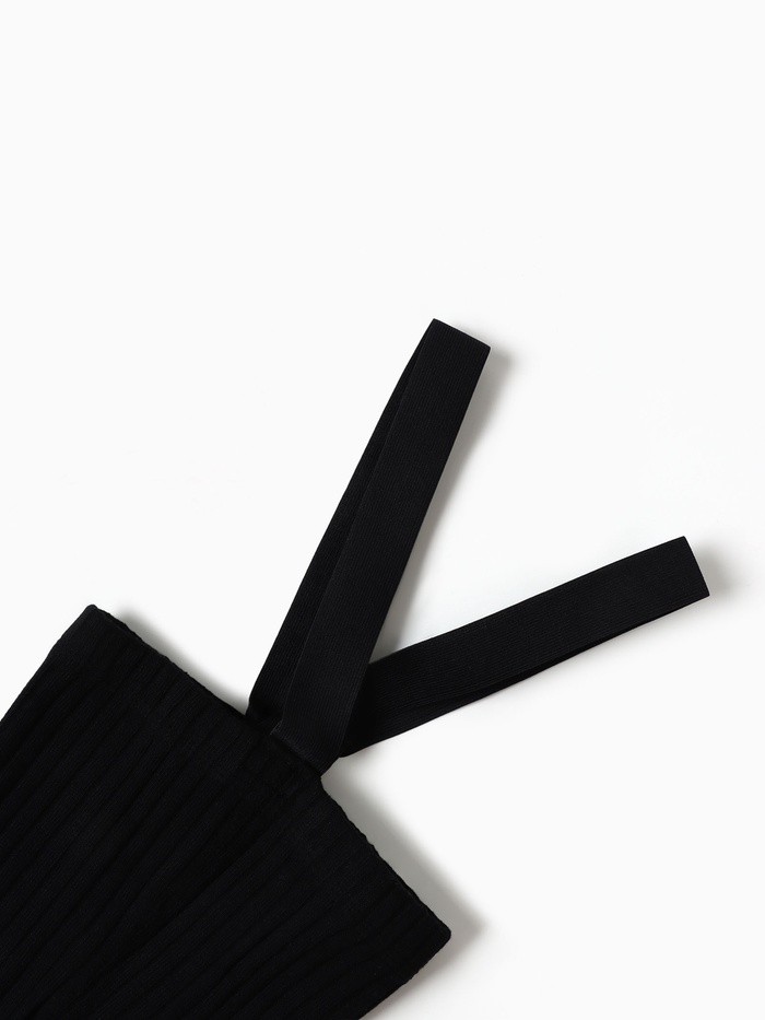 Лосины детские с лямками MINAKU, рост 86-92 см, чёрные