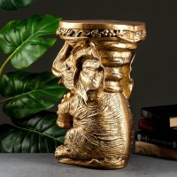 Фигура - подставка "Слон сидя" бронза, 34х26х44см