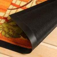 Коврик придверный "Душевно отдохнуть!", 60 х 40 см