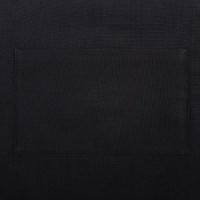 Фартук Доляна "Классика", цв.черный, 80*60 см, 100% п/э