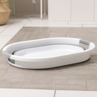 Таз складной Доляна, 39 л, 61.5×44×26.5 см, серый