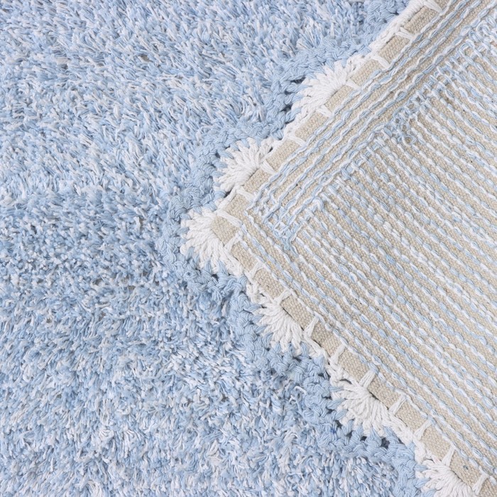 Коврик для дома Доляна «Тэя», 50×80 см, голубой Коврик для дома Доляна «Тэя», 50×80 см, голубой