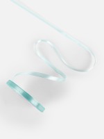 Лента атласная, 6 мм, 23±1 м, голубая №211