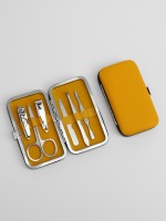 Набор маникюрный, 6 предметов, в футляре, цвет МИКС