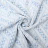 Плед Этель Home 130*180см , цв.голубой,80%хлопок, 20% п/э