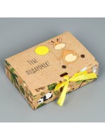 Коробка подарочная, упаковка, «Подарочек», 16.5×12×5 см