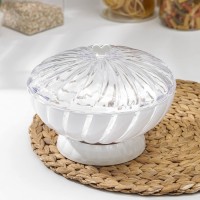 Ваза для хлеба и фруктов «Грация»,1,5 л, цвет белый