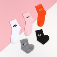 Носки женские KAFTAN Meow, набор 5 пар, размер 36-39 (23-25 см)