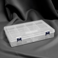 Органайзер для хранения мелочей, 10 съёмных ячеек, с подвесом, 31×20.5×6 см, прозрачный
