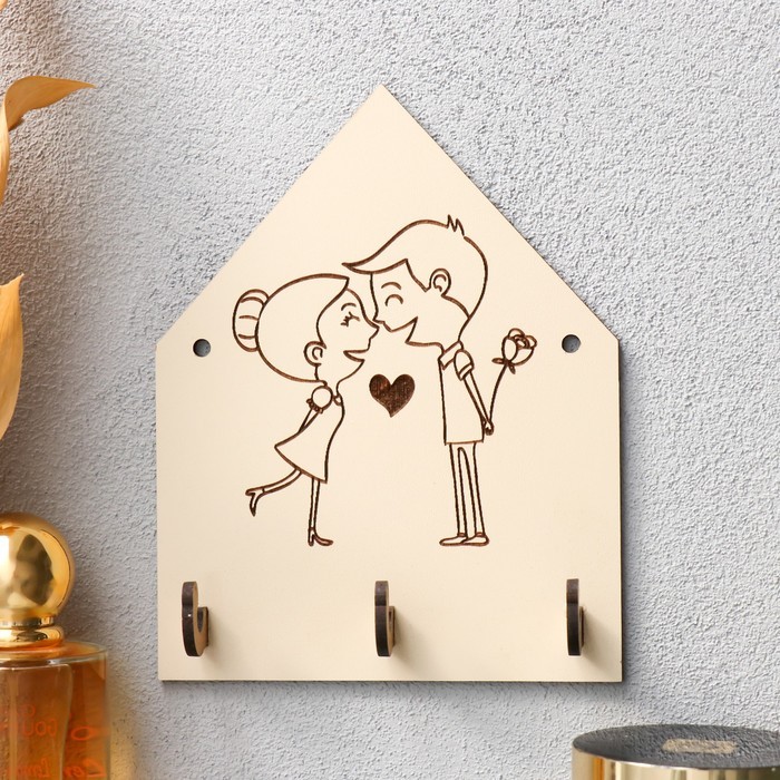 Ключница "Парочка" 11,5х15 см