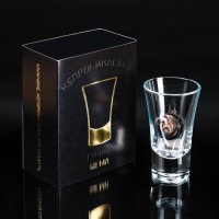 Стопка с пулей «Непробиваемая», стекло, 60 мл