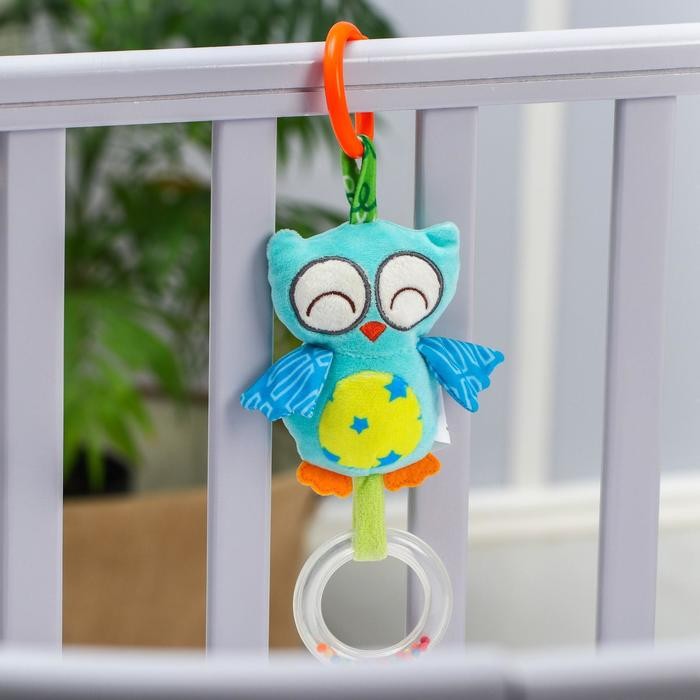 Подвеска мягкая «Яркие друзья», с развивающими элементами, 25 см, виды МИКС