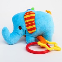 Подвеска мягкая «Яркие друзья», с развивающими элементами, 25 см, виды МИКС