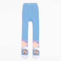 Колготки детские «Эльза», Холодное сердце, рост 116-122 см, цвет голубой