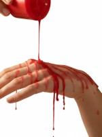 Свеча для БДСМ «‎Роза», красная, низкотемпературный воск, 3.2 см