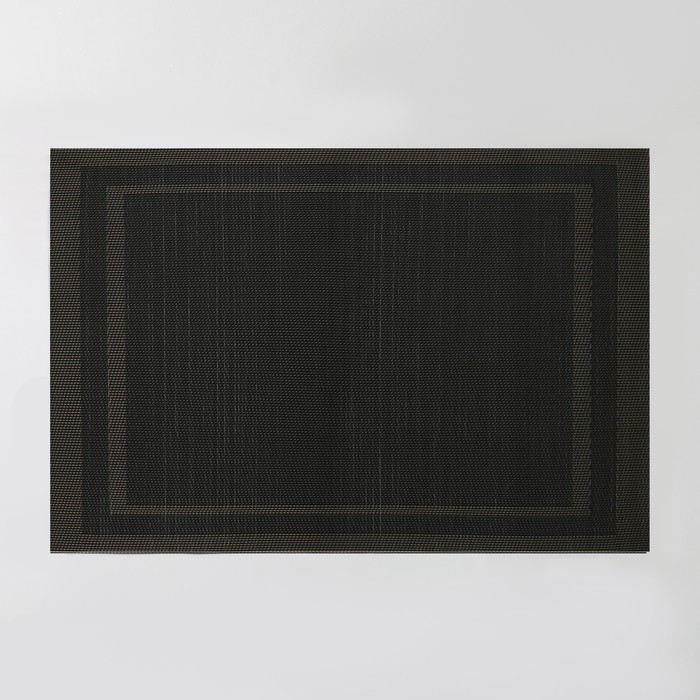 Салфетка сервировочная на стол Доляна «Окно», 45×30 см, коричневая