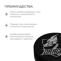 Шайба хоккейная Winter Star, детская, d=6 см