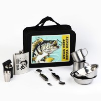 Подарочный набор посуды для похода «Душа поёт», 12 предметов