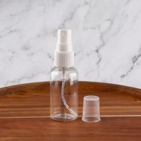 Бутылочка для хранения, с распылителем, со шкалой деления, 30 мл, цвет белый/прозрачный