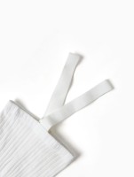 Лосины детские с лямками MINAKU, рост 74-80 см, белые