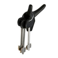 Крючок мебельный CAPPIO HORN, двухрожковый, цвет черный