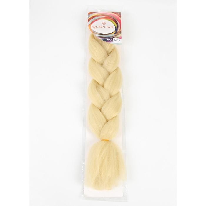 ZUMBA Канекалон однотонный, гофрированный, 60 см, 100 гр, цвет блонд(#AY11)