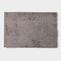 Коврик для дома Доляна «Букли длинные», 40×60 см, серый