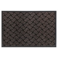 Коврик придверный влаговпитывающий «Крафт», 80×120 см, цвет коричневый