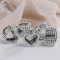 Талисман «Сердце» рамка, цвет серебро