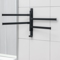 Держатель для полотенец «Лофт», 3 спицы, цвет чёрный