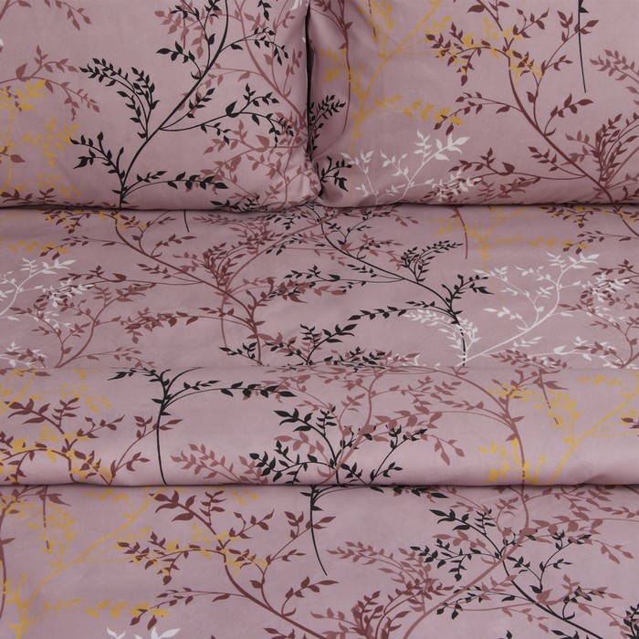 Постельное бельё Экономь и Я 1,5 сп Soft 147*215см,150*215см,50*70см-1 шт, полисатин, 80г/м²