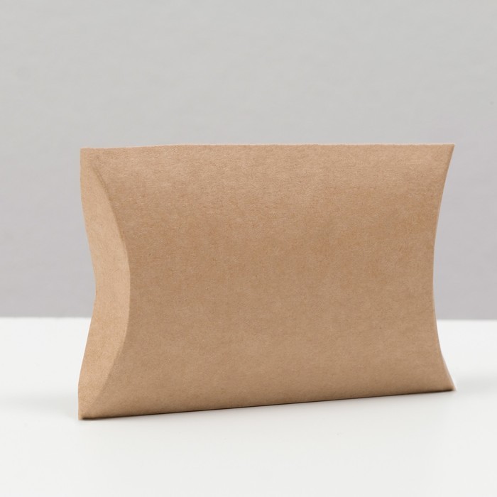 Коробка складная крафт, 11×8×2 см