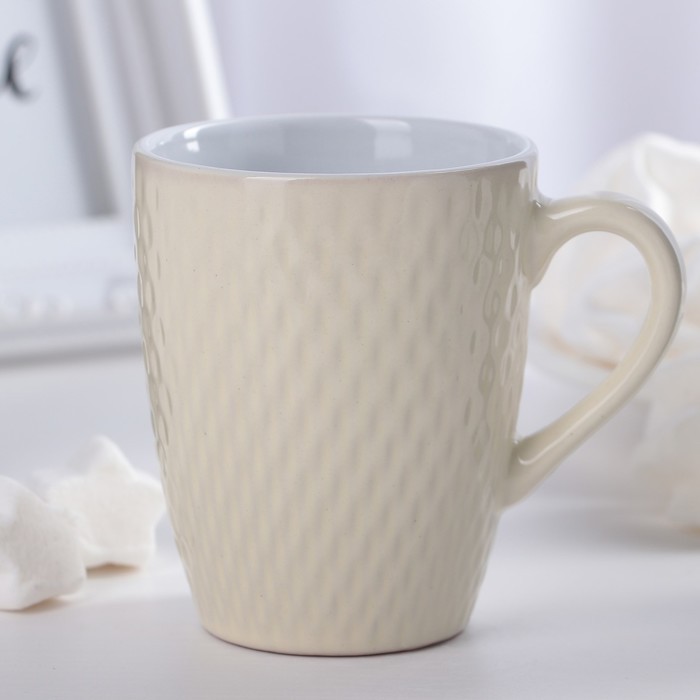 Кружка Доляна «Лилу», 190 мл, цвет розовый