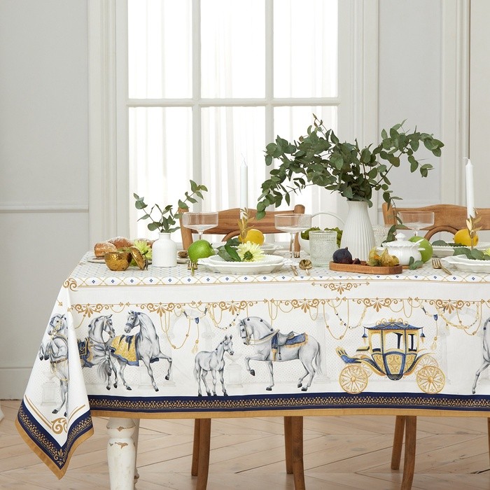 Скатерть «Этель» Classic, 150×110 см ±3 см с ВГМО, 100% хлопок, саржа 190 г/м²