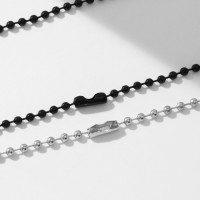 Кулоны парные «Скорпион», 50 см, цвет серебро с чернёным серебром