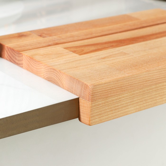 Доска разделочная Adelica «Мастер шеф», 36×26×1,8 см, пропитано минеральным маслом, берёза