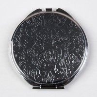 Зеркало складное, d 6 см, цвет серебристый