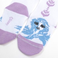 Колготки детские «Эльза», Холодное сердце, рост 104-110 см, цвет белый