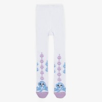 Колготки детские «Эльза», Холодное сердце, рост 104-110 см, цвет белый