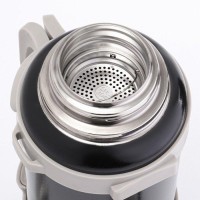 Термос Мастер К Volume, 4.2 л, с кружкой, с ситечком, сохраняет тепло 60 ч, нержавеющая сталь, чёрный