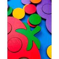 Мозаика «Фрукты» набор 5 шт.