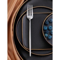 Вилка столовая «Торнбери», h=21,3 см, толщина 7 мм, цвет серебряный