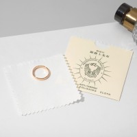 Салфетка для ухода за украшениями, микрофибра, цвет МИКС