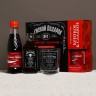 Подарочный набор «Мужской подарок», гель для душа виски, гель для душа кола, стакан для виски, Чистое счастье